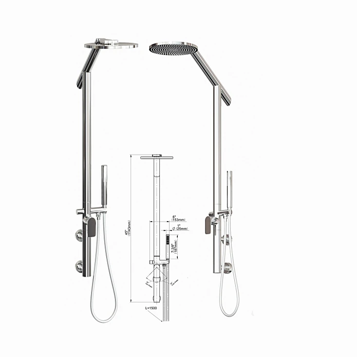 Shower set 5115010 Sento Series by Graff