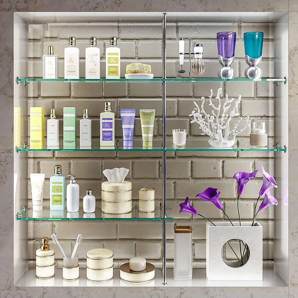Bathroom Accessories Set with Modern Decor Elements