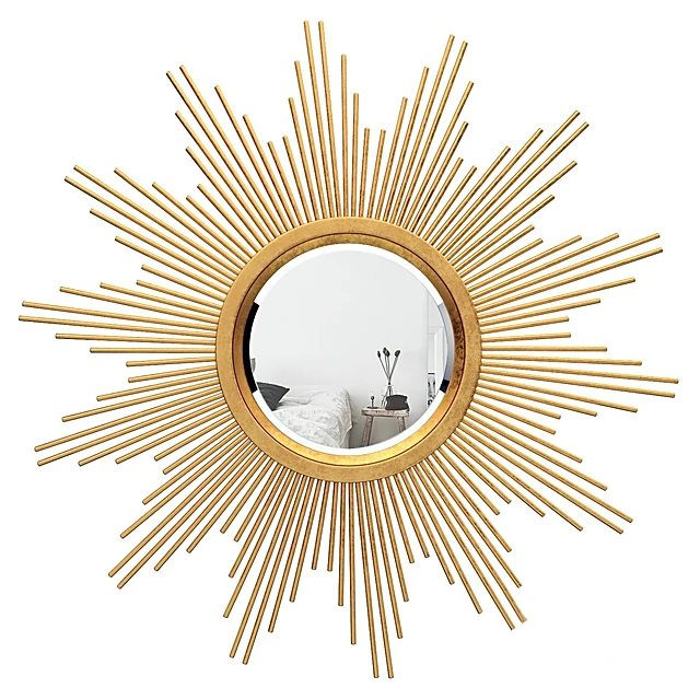 Starburst Wall Mirror metal vark 7277 by Glasser