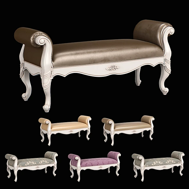 Classic Upholstered Bed Bench