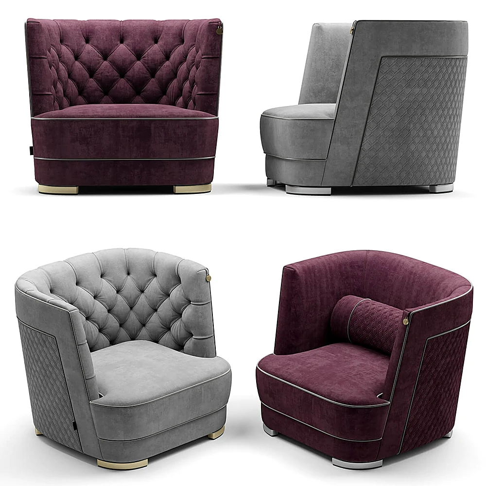 Armchair Greppi by Vittoria Frigerio