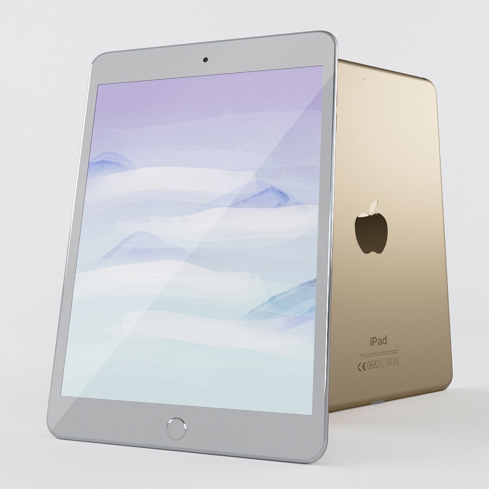 Apple iPad Mini - Скачать 3D-модель (14041) | zeelproject.com