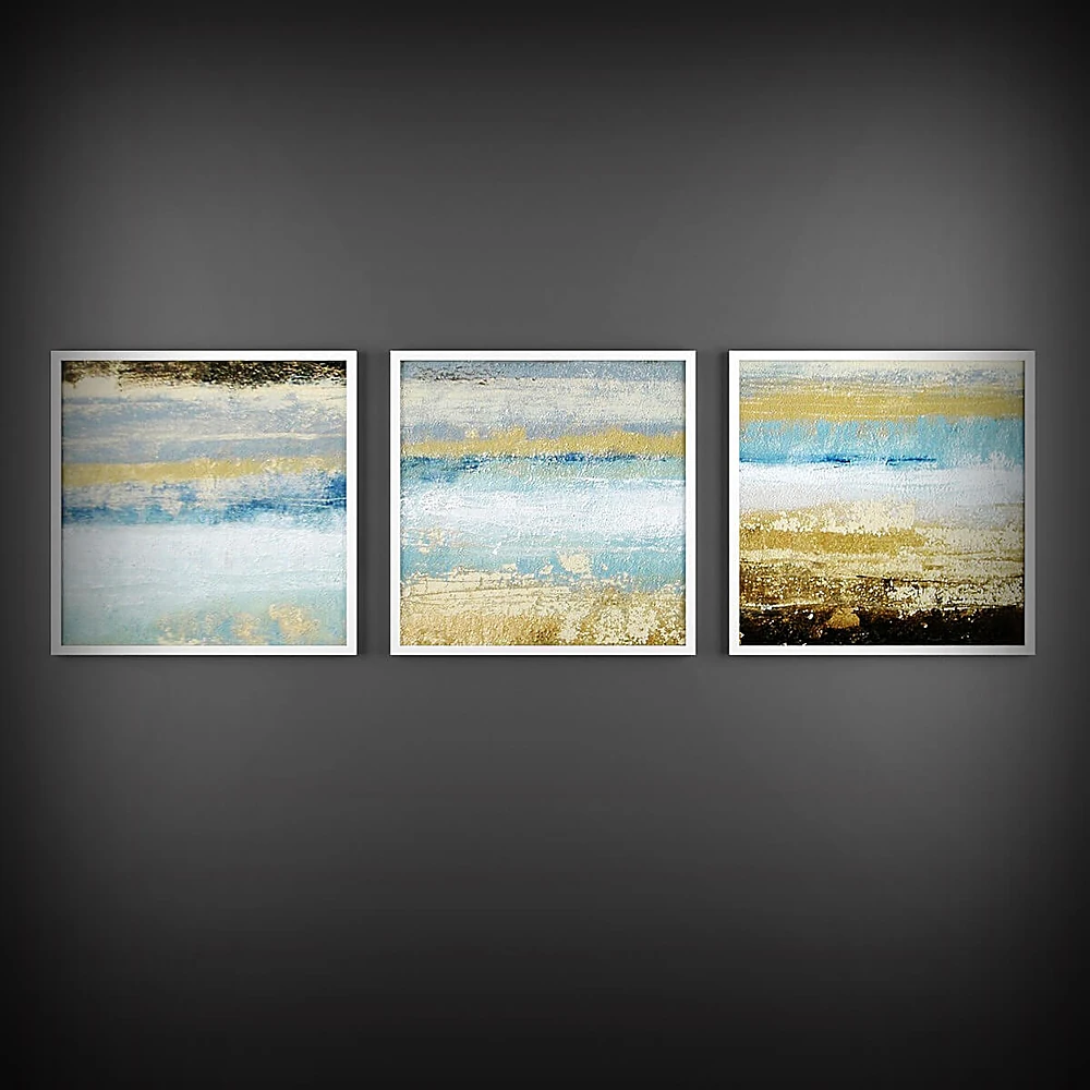 Abstract Painting Collection with Textured Artworks (2)