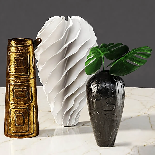 Vases Set Omec by Sandra Davolio