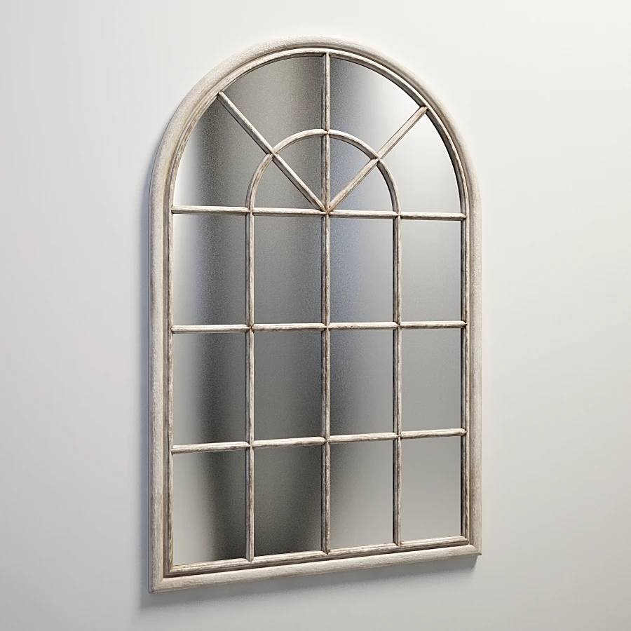Mirror Rusty Mastic door frame 1 6-0093 by Gramercy Home