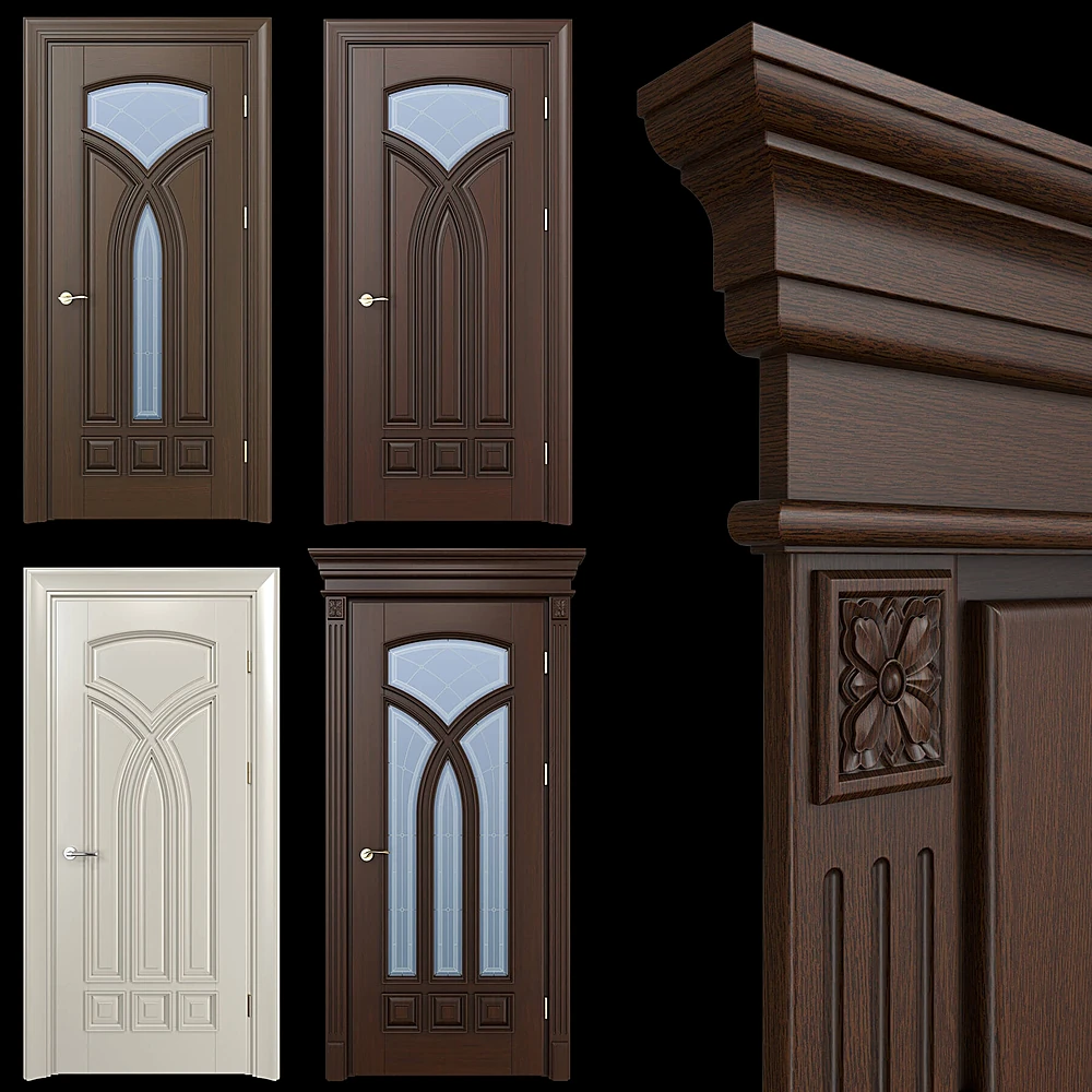 Doors Design Master Butterfly with handles by Tupai