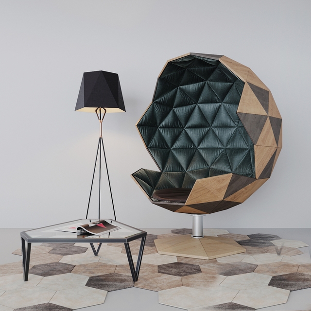 Armchairs / Floor lamp 1