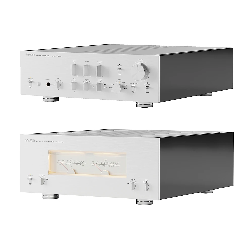 Audio Amplifiers C-5000 and M-5000 by Yamaha