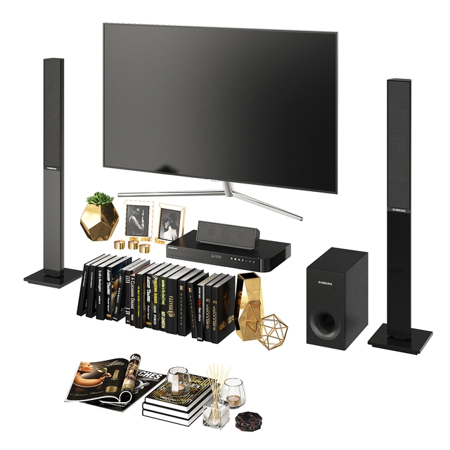 Decorative set / TV / Audio tech 1