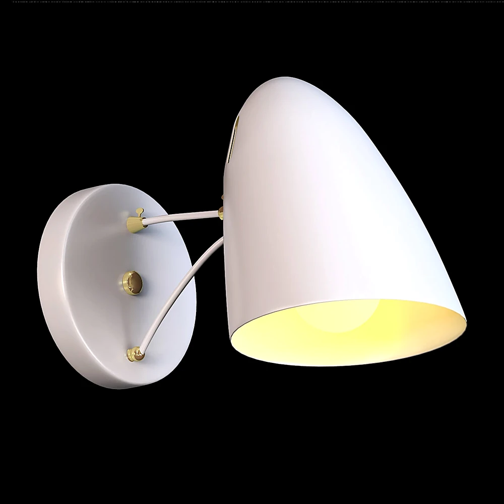Modern Conical Shade Wall Light (2)