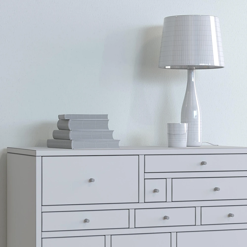 Sideboard & Chest of Drawer / Table lamp 4