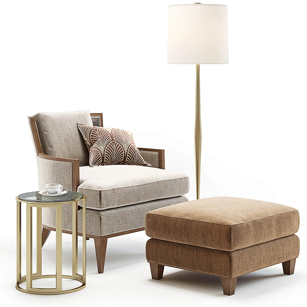 Lounge Armchair California Lounge by Baker