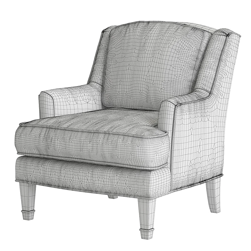 Armchair Juliette Loose Back by Baker (4)
