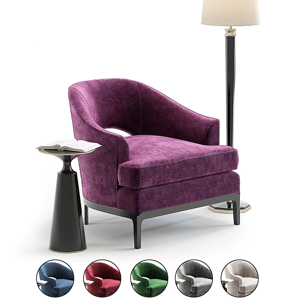 Armchair Carnelian Lounge by Baker