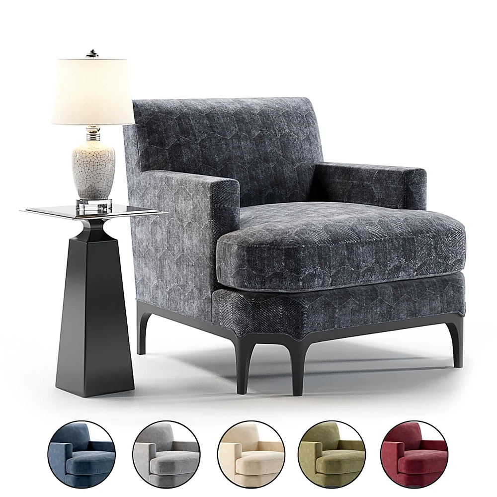 Armchair Celestite Lounge by Baker