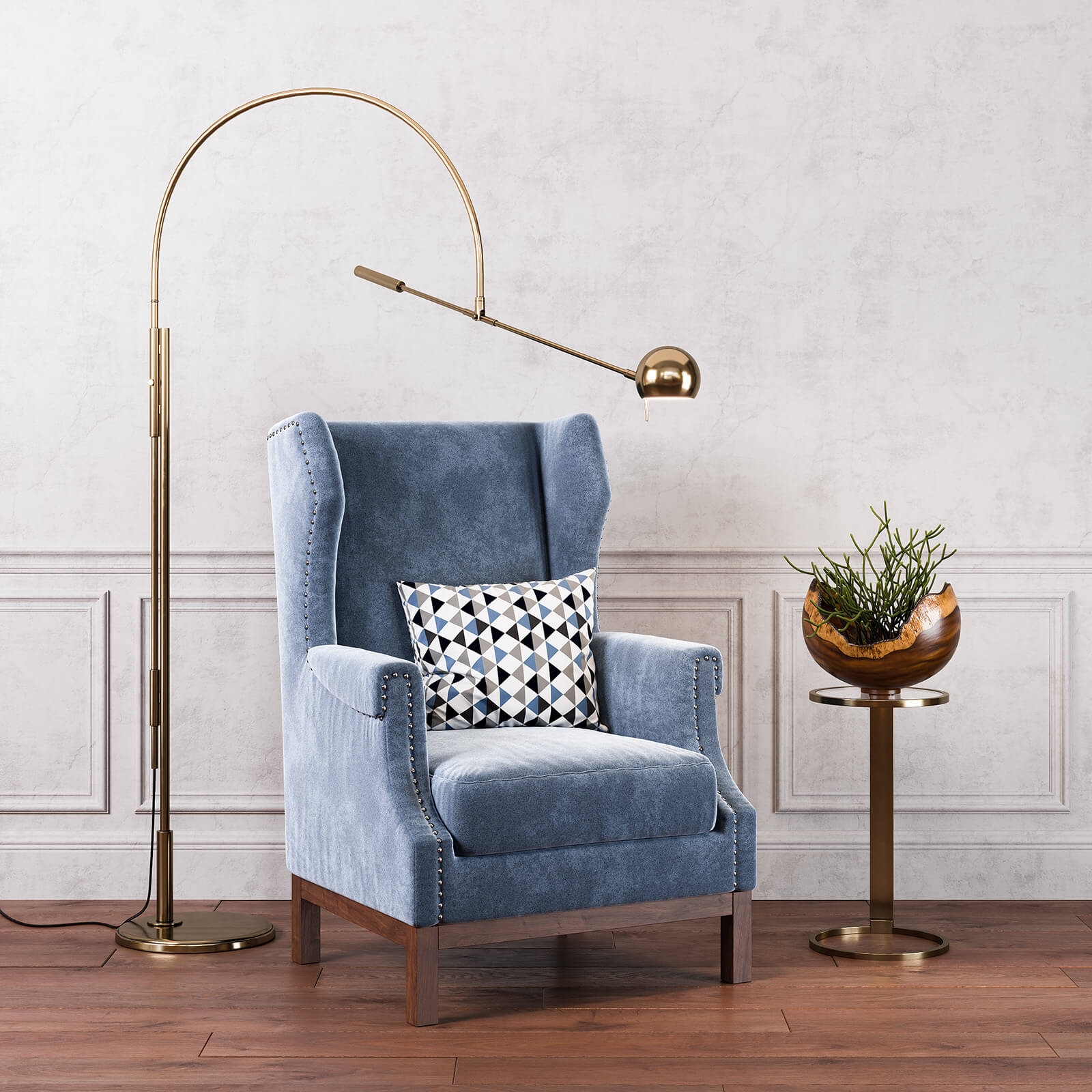 Avalon Lounge armchair - Download the 3D Model (14624) | zeelproject.com