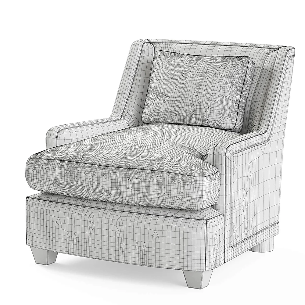 Armchair Colin Cab 6712C by Baker (5)