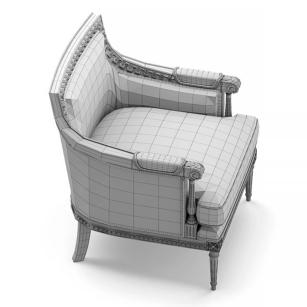 Armchair classic upholstery by Baker (3)