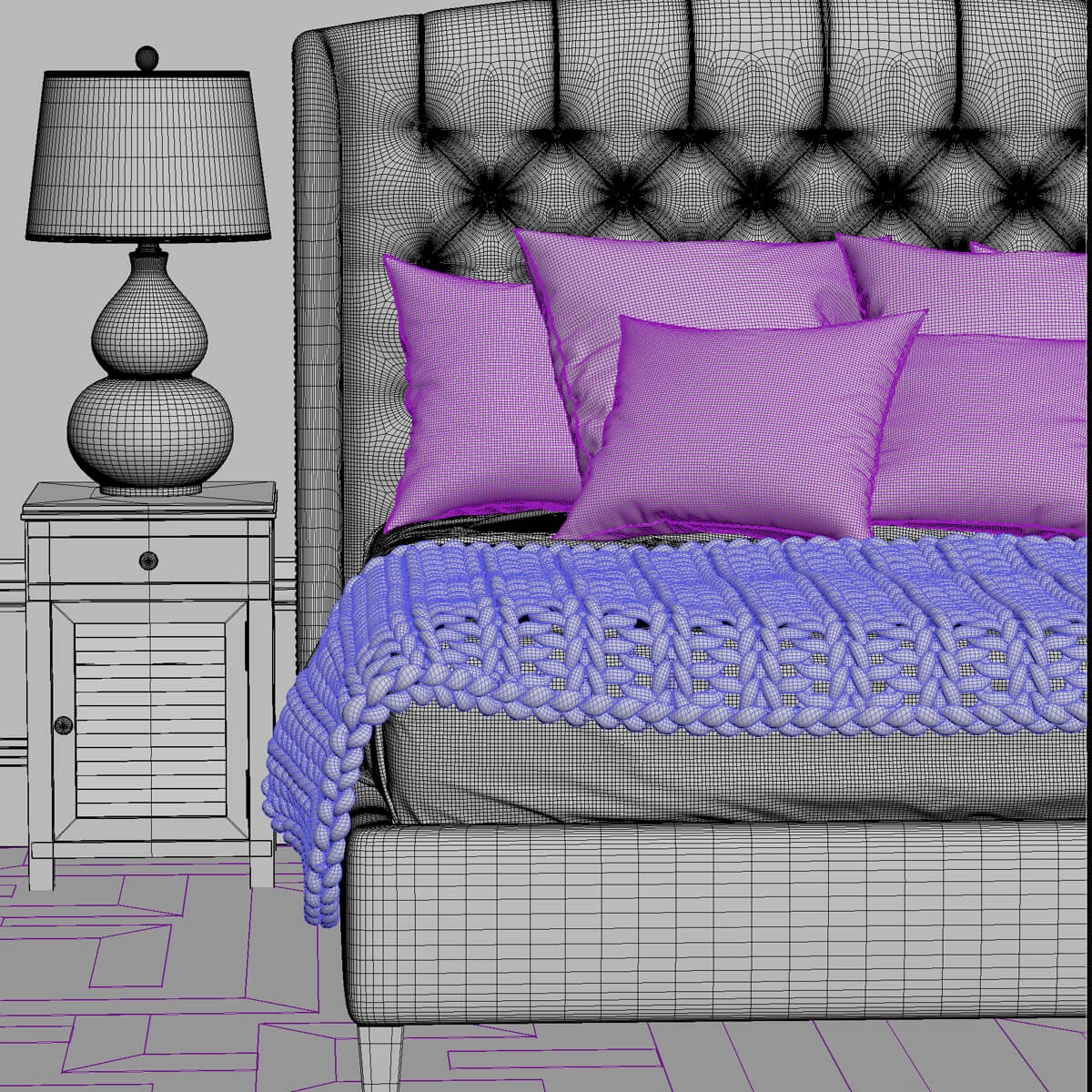 Bed Arched Queen Download 3d Model