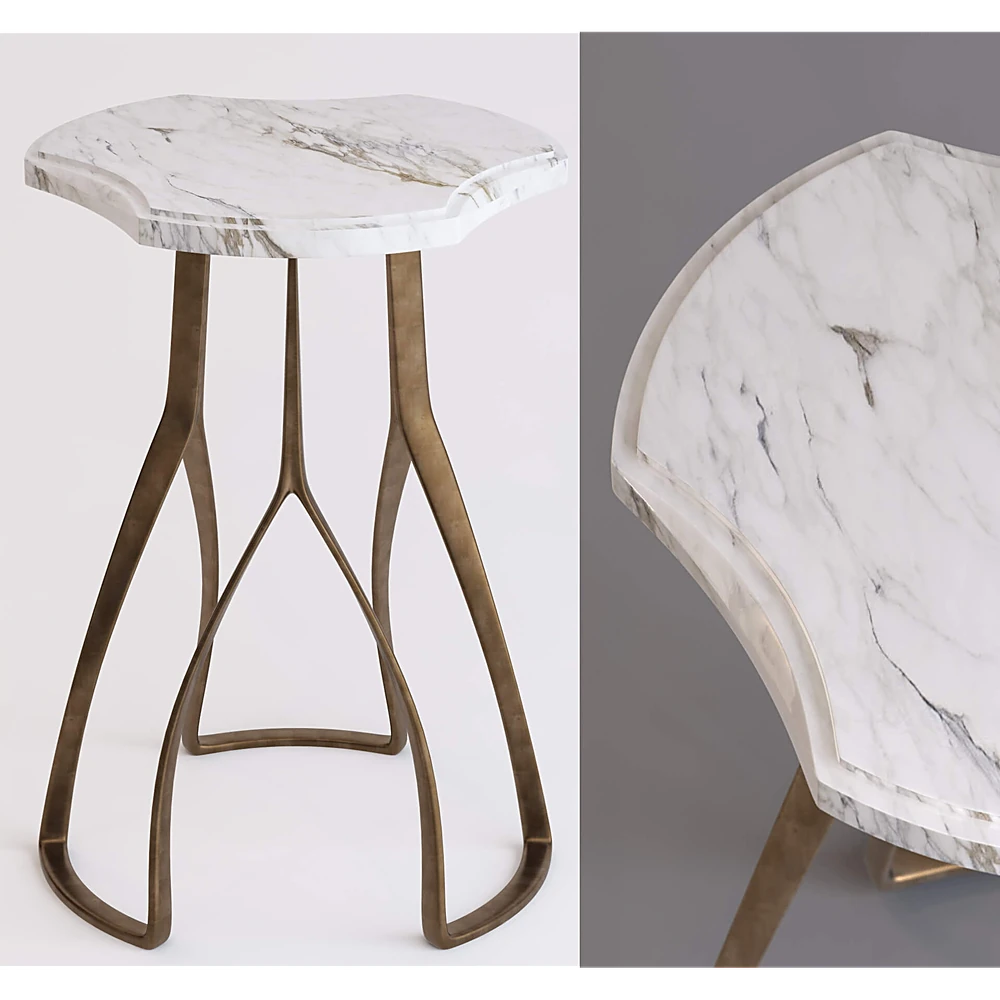 Coffee table Fourchette drink table by Mattaliano