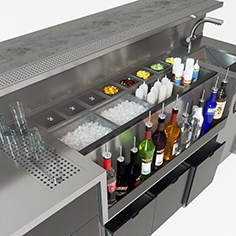 Bar The Island - Bar type Island - download 3d model | ZeelProject.com