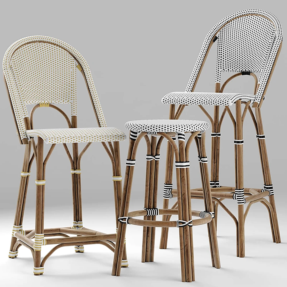 Bar stools by Serena and Lily