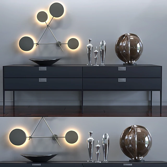 Modern Geometric Wall light by B&B Italia