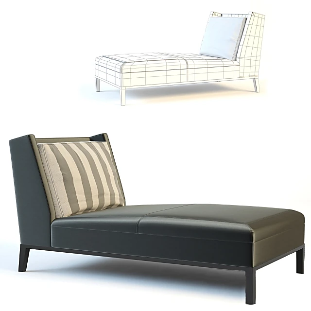 Chaise Lounge Latin by Christian Liaigre
