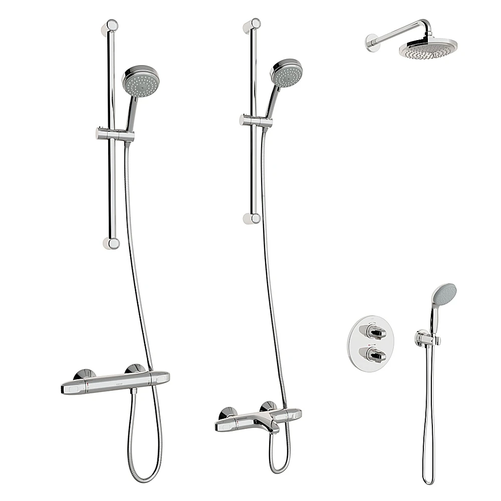 Shower Set Grohtherm 1000 Thermostat by Grohe