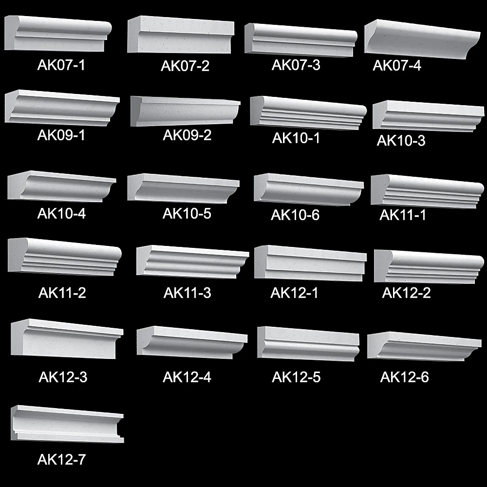 Decorative Eaves Collection (AK07-AK12) by Arhio