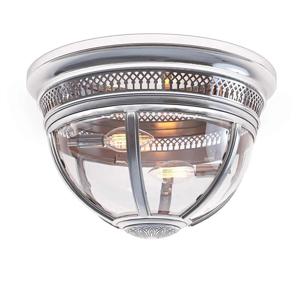 Ceiling lamp residential silver by Eichholtz