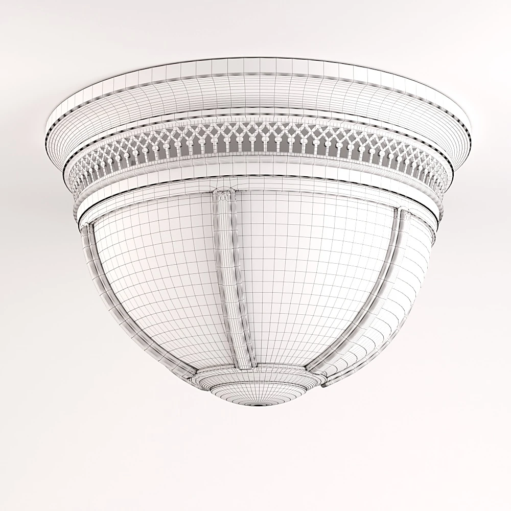 Ceiling lamp residential silver by Eichholtz (2)