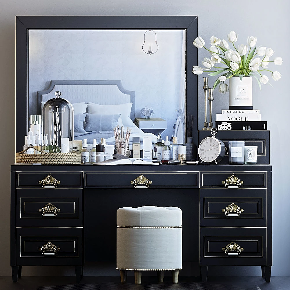 Sideboard & Chest of Drawer / Decorative set 1