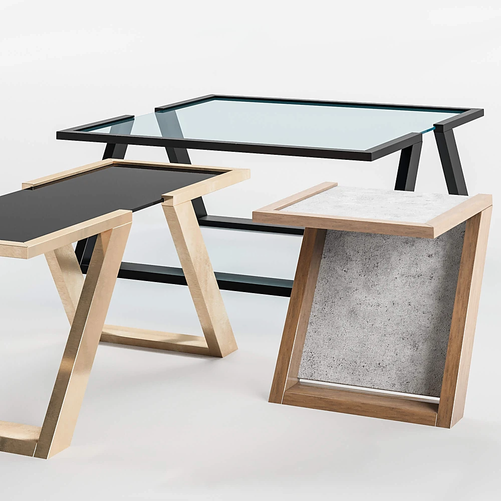 Modern Tables V-collection by Doco