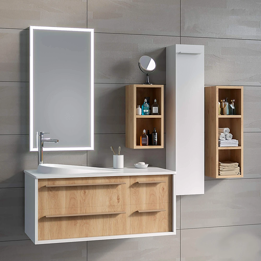 Bathroom furniture set Pollock composition 36 by Arcom