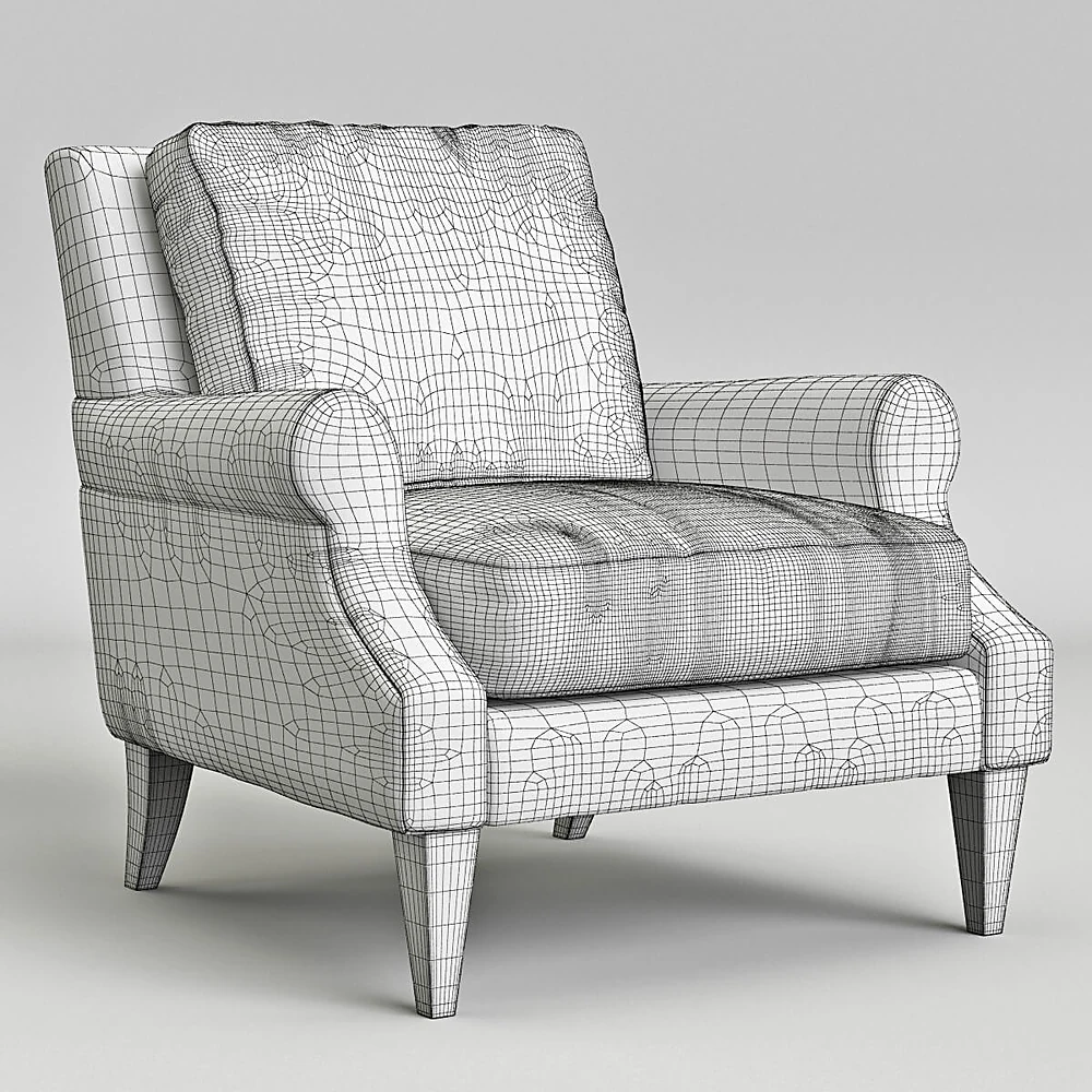 Lounge armchair Barbara Barry Sitwell by Henredon (2)