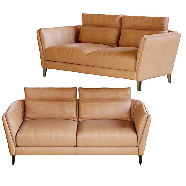 2-seater sofa Bretagne by Poltrona Frau