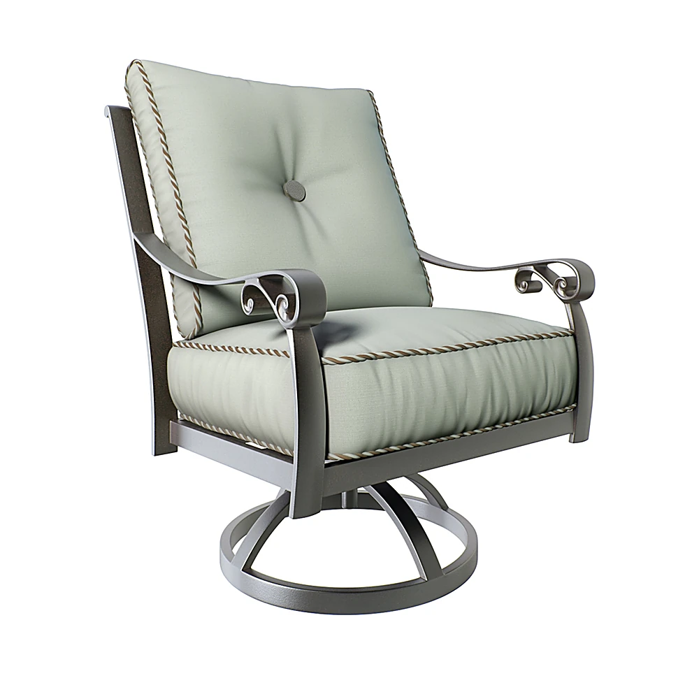 Armchair Cushioned swivel rocker by Bellnova