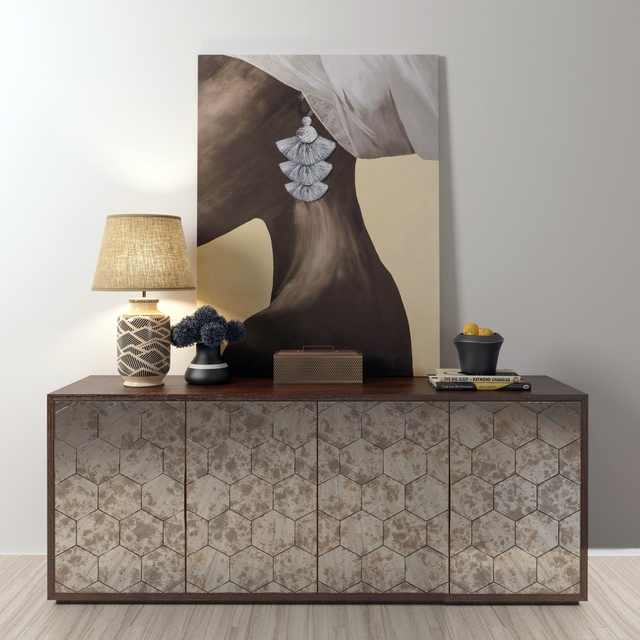 Sideboard & Chest of Drawer / Decorative set 1