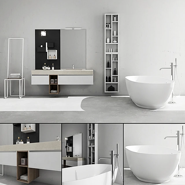 Bathroom furniture set e.Go by Arcom