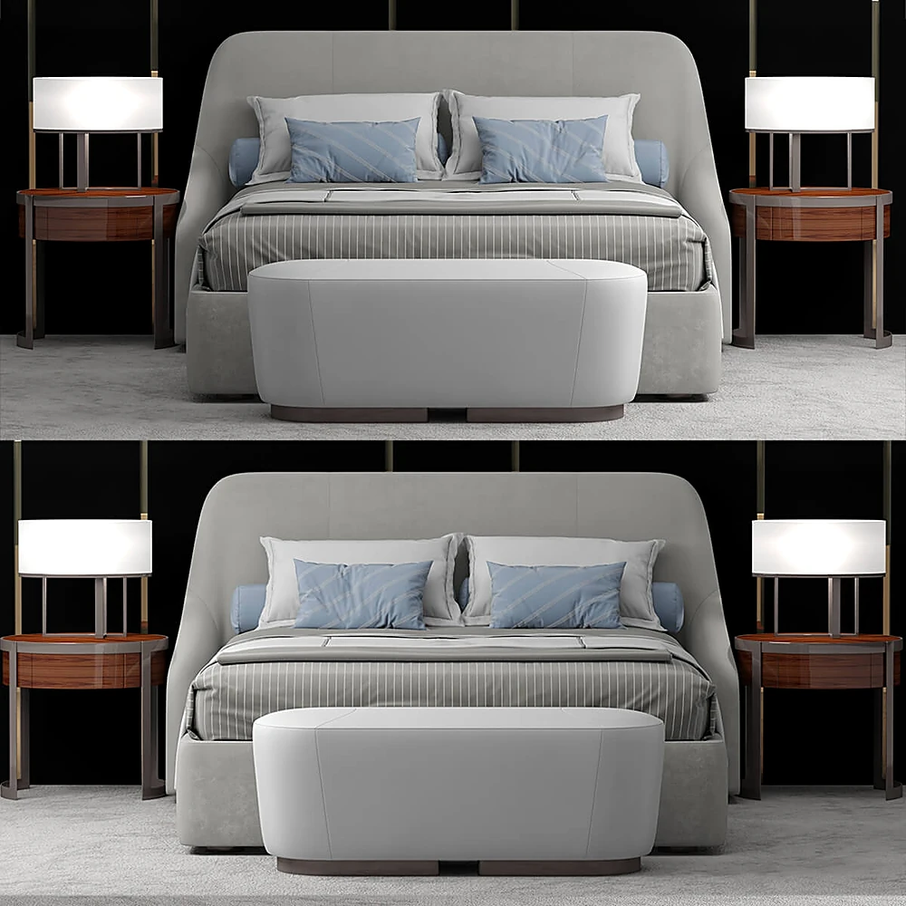 Bed Audrey by Fendi Casa