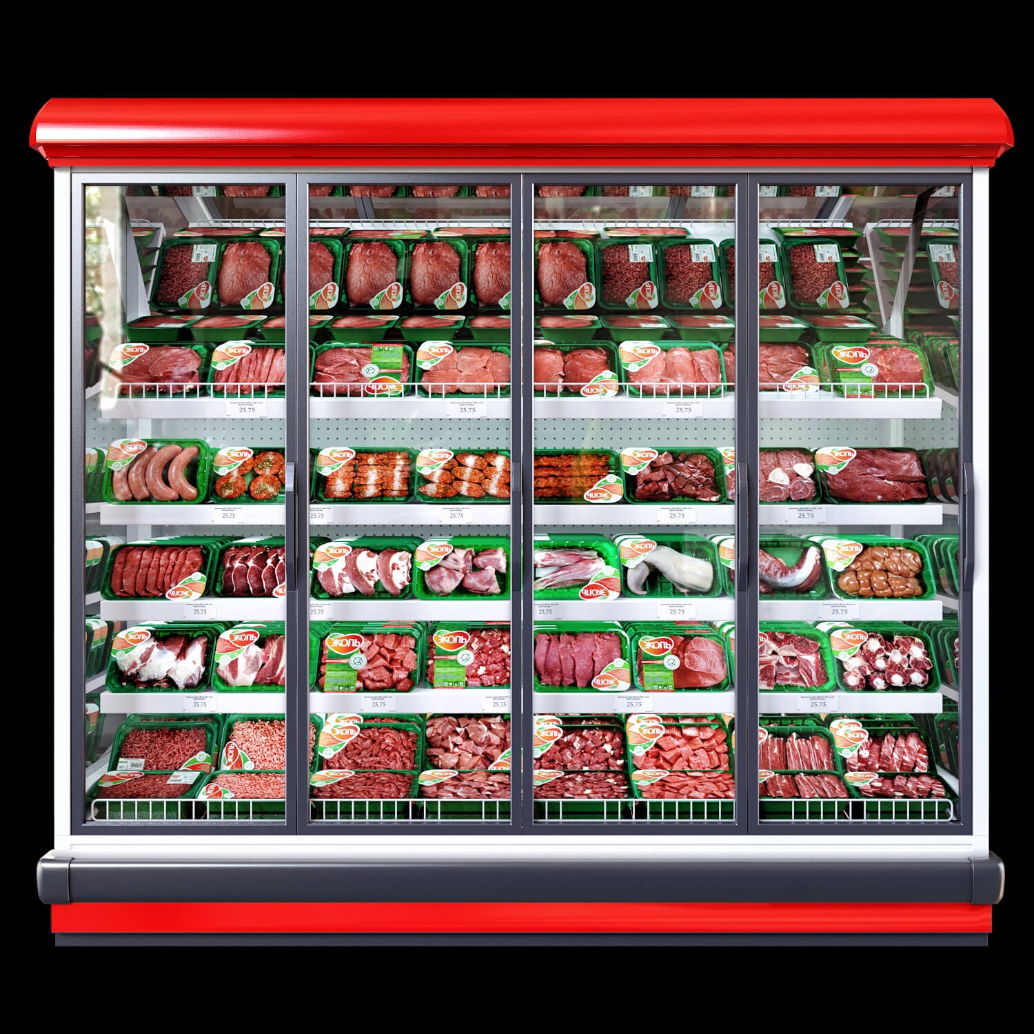 Холодильная витрина 3d model