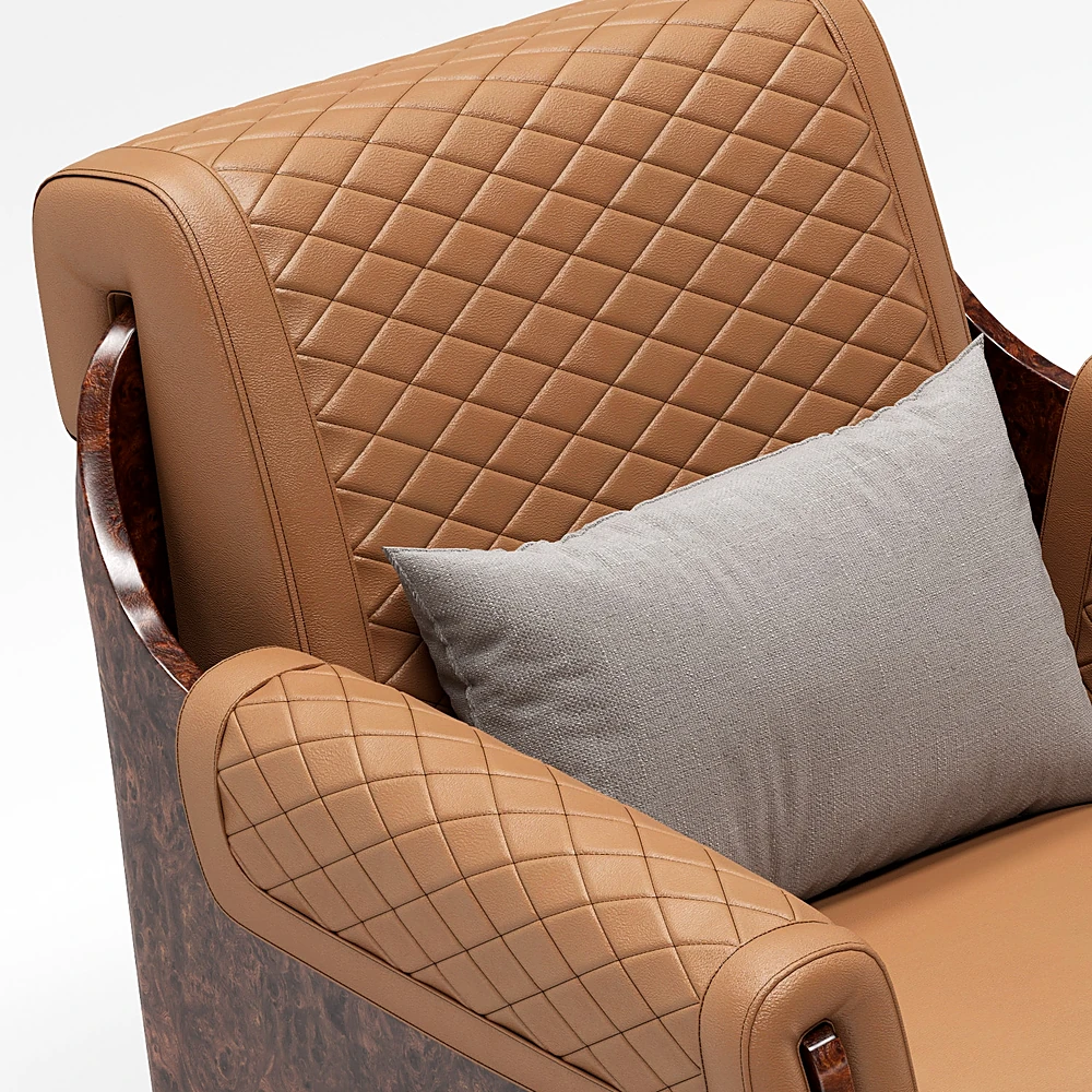 Armchair and Ottoman Set Sherwood by Bentley Home (3)