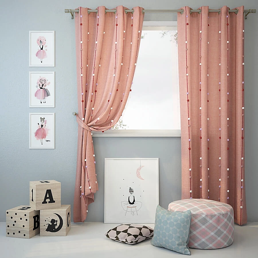Curtain / Decorative set 1
