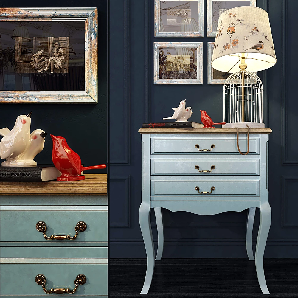 Sideboard & Chest of Drawer / Table lamp 1