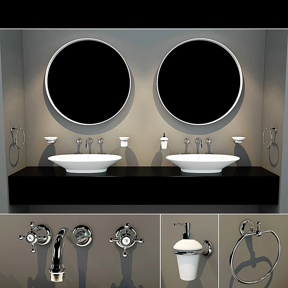 Bathroom Vanity Set Agora by Zucchetti. KOS