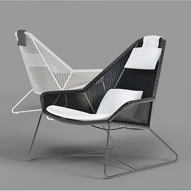 Highback Lounge Chair Breeze by Cane-line