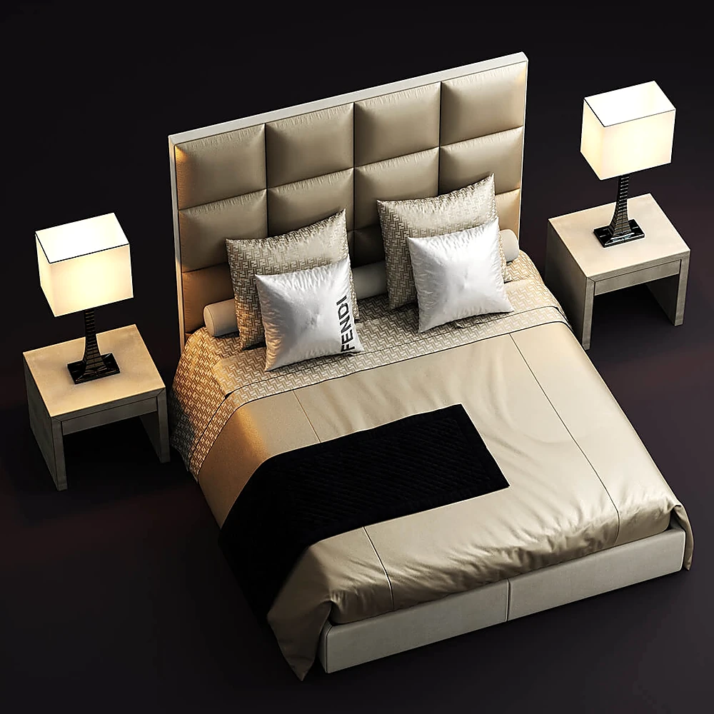 Bed Diamante by Fendi Casa (2)