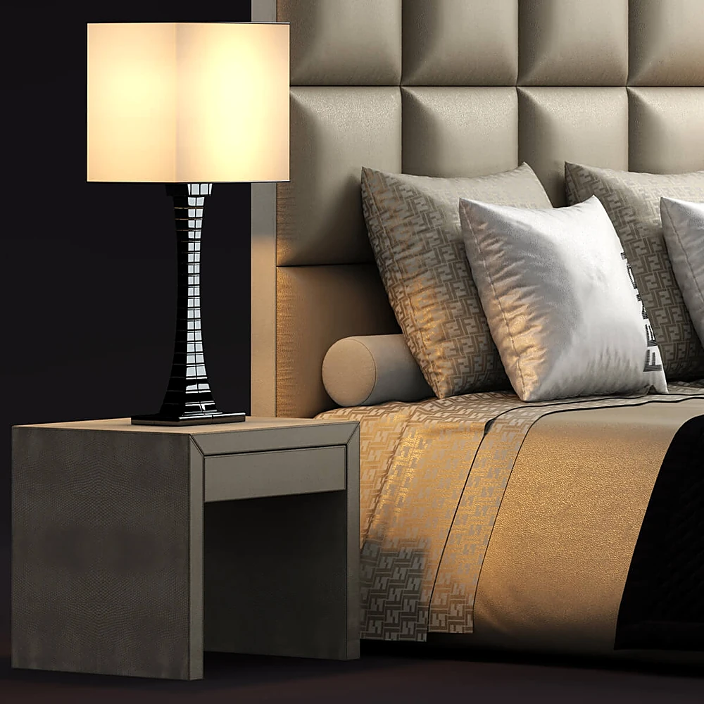 Bed Diamante by Fendi Casa (3)
