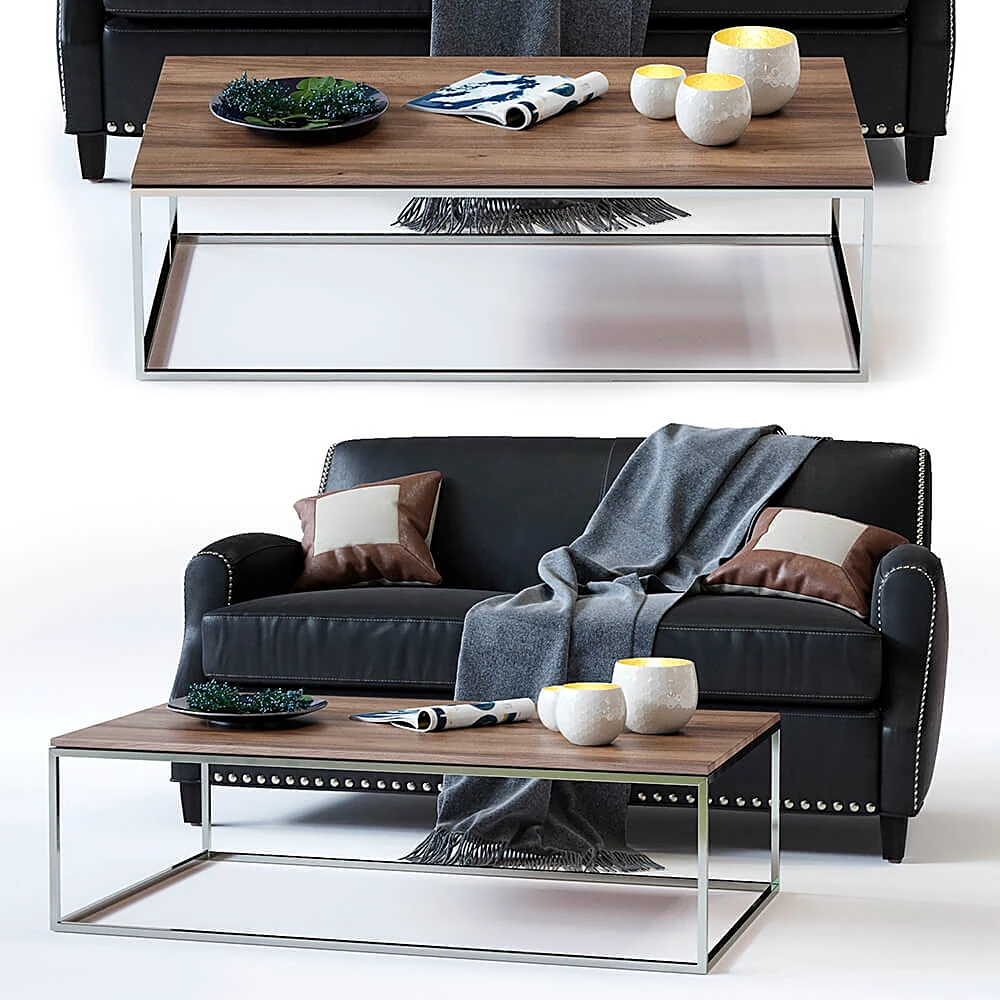 Loveseat Metropole Leather by C and B